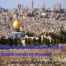 Lucas 24:49-53 E eis que sobre vós envio a promessa de meu Pai; ficai,  porém, na cidade de Jerusalém, até que do alto sejais revestidos de poder.  E levou-os fora, até Betânia;