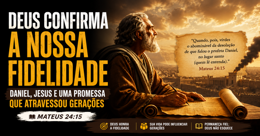 DEUS NÃO ESQUECE A NOSSA FIDELIDADE