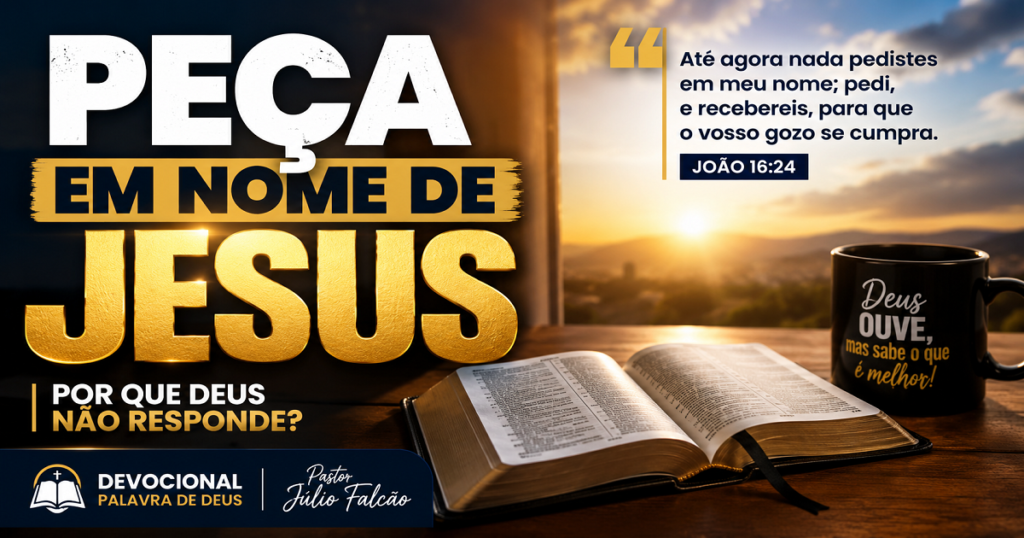 Em João 16:24, Jesus nos ensina algo fundamental sobre a oração: “Até agora nada pedistes em meu nome; pedi, e recebereis, para que o vosso gozo se cumpra.”