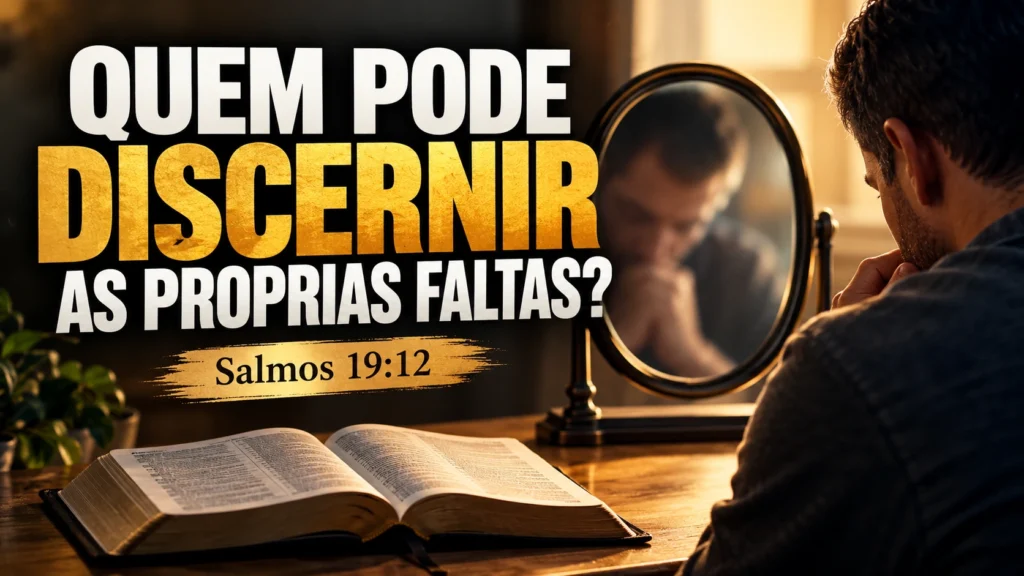 Devocional sobre Salmos 19:12 e a importância de reconhecer as próprias faltas diante de Deus